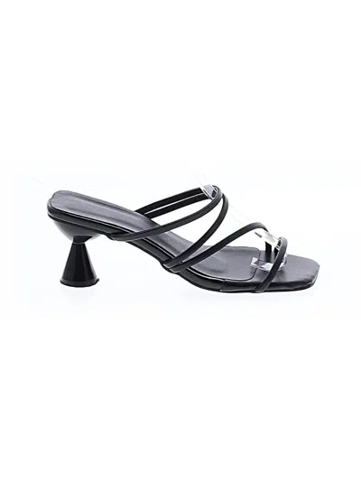 Pre-owned Unbranded Sandals In Black