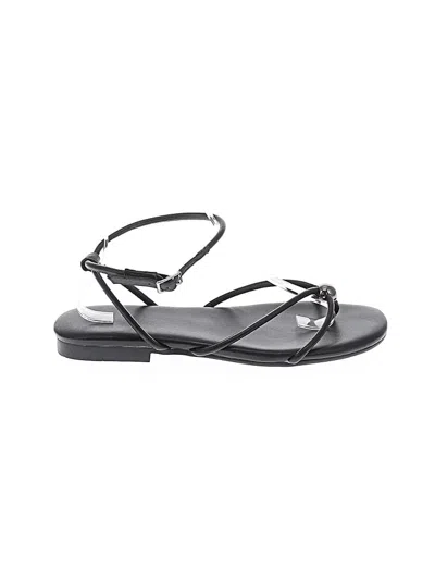 Pre-owned Unbranded Sandals In Black