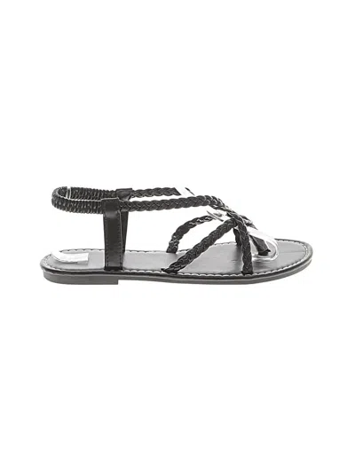 Pre-owned Unbranded Sandals In Black