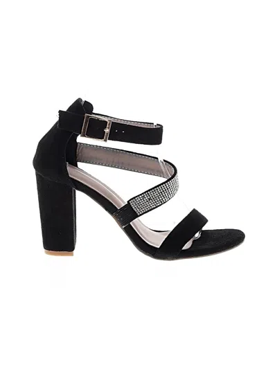 Pre-owned Unbranded Sandals In Black