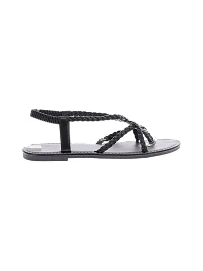 Pre-owned Unbranded Sandals In Black