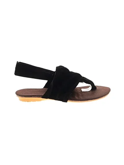 Pre-owned Unbranded Sandals In Black