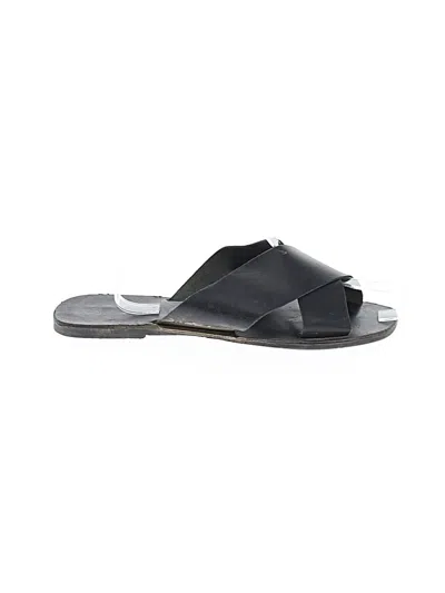 Pre-owned Unbranded Sandals In Black