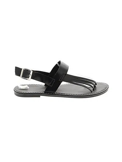 Pre-owned Unbranded Sandals In Black
