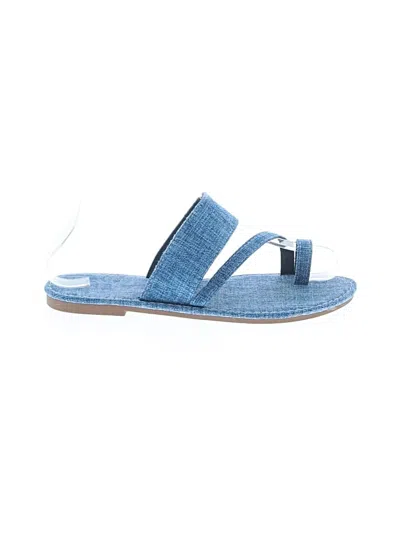 Pre-owned Unbranded Sandals In Blue
