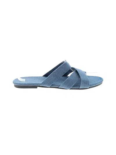 Pre-owned Unbranded Sandals In Blue