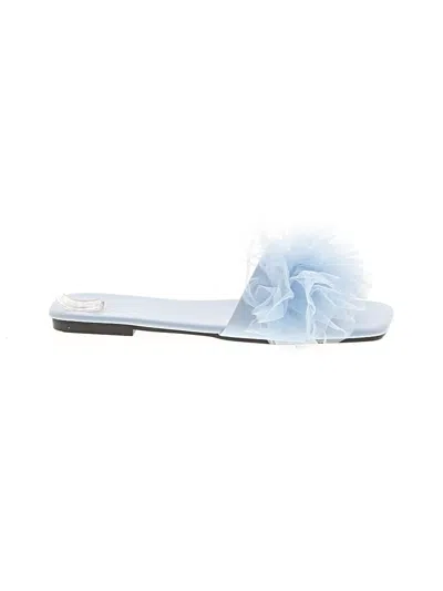 Pre-owned Unbranded Sandals In Blue