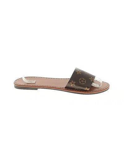 Pre-owned Unbranded Sandals In Brown