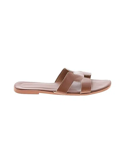Pre-owned Unbranded Sandals In Brown