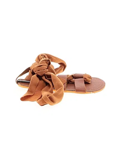 Pre-owned Unbranded Kids' Sandals In Brown