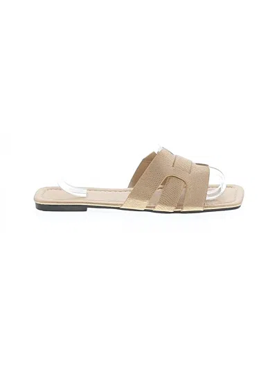 Pre-owned Unbranded Sandals In Gold
