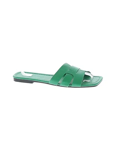 Pre-owned Unbranded Sandals In Green