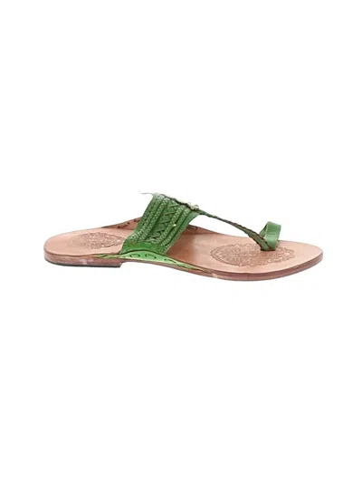 Pre-owned Unbranded Sandals In Green