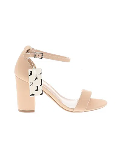 Pre-owned Unbranded Sandals In Ivory