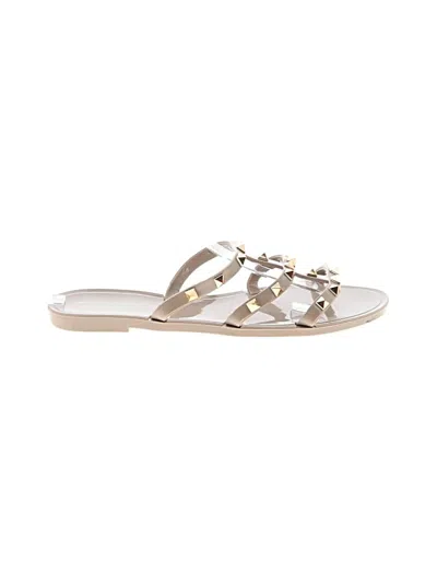 Pre-owned Unbranded Sandals In Ivory