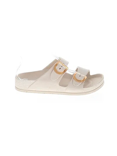 Pre-owned Unbranded Sandals In Ivory