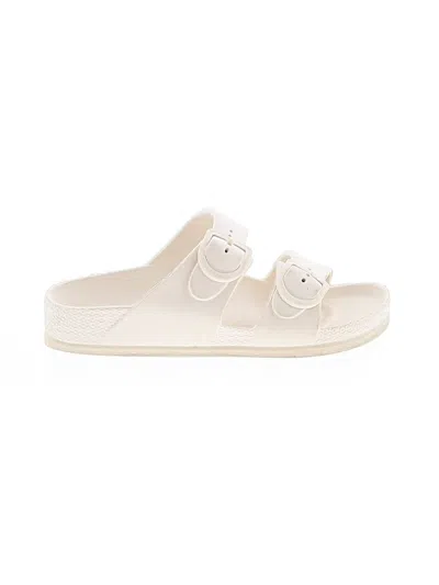 Pre-owned Unbranded Sandals In Ivory