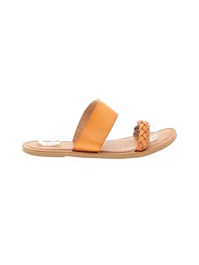 Pre-owned Unbranded Sandals In Orange
