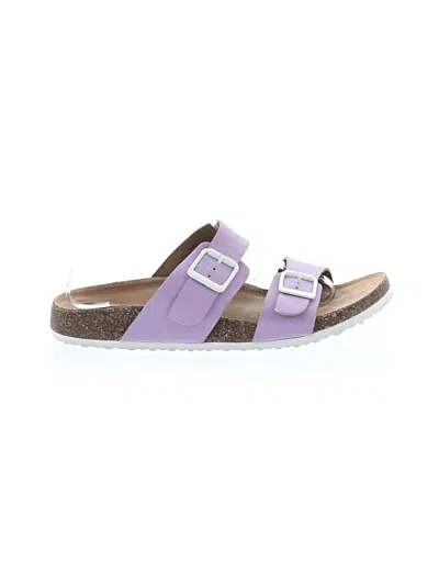 Pre-owned Unbranded Sandals In Purple