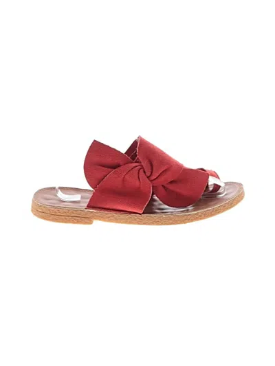 Pre-owned Unbranded Sandals In Red