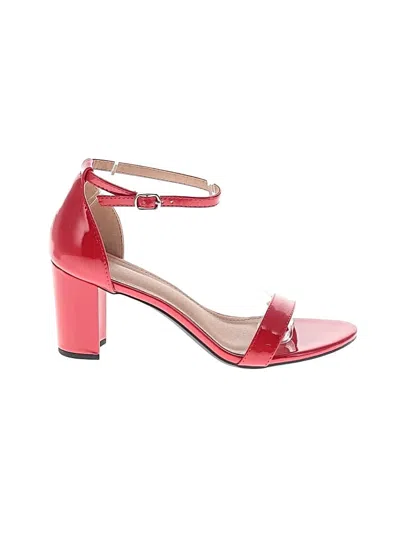 Pre-owned Unbranded Sandals In Red
