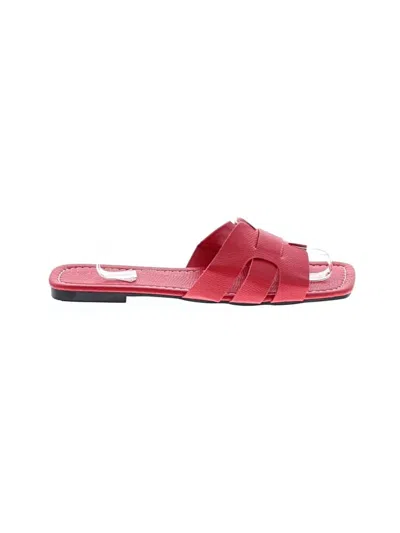 Pre-owned Unbranded Sandals In Red