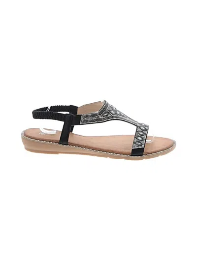 Pre-owned Unbranded Sandals In Silver