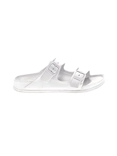 Pre-owned Unbranded Sandals In Silver