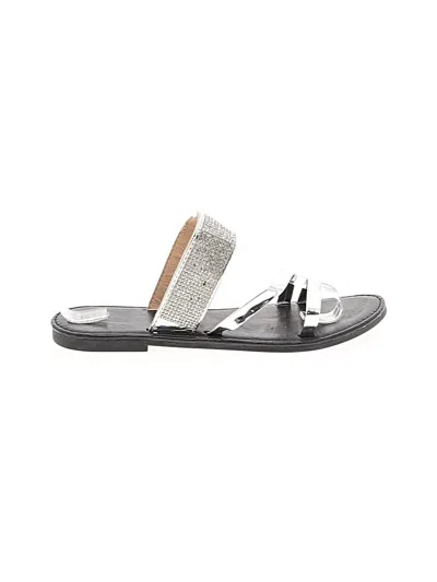 Pre-owned Unbranded Sandals In Silver