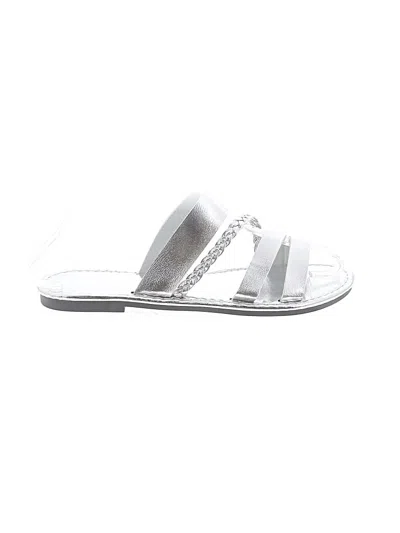 Pre-owned Unbranded Sandals In Silver