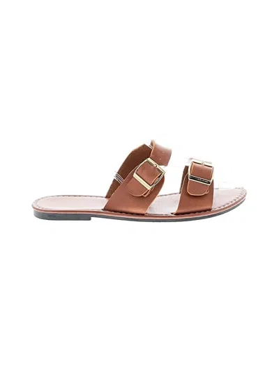 Pre-owned Unbranded Sandals In Tan