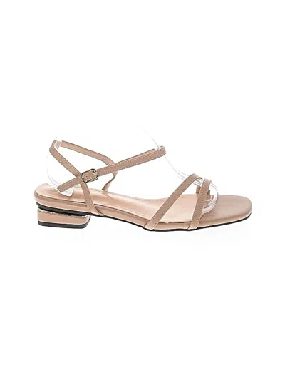 Pre-owned Unbranded Sandals In Tan