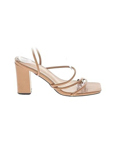 Pre-owned Unbranded Sandals In Tan