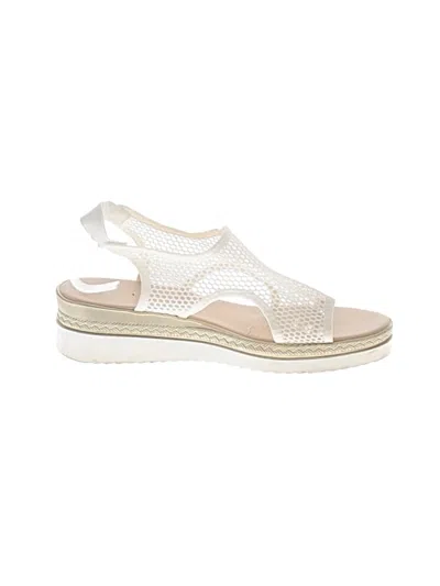 Pre-owned Unbranded Sandals In White