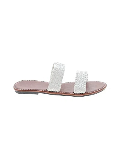 Pre-owned Unbranded Sandals In White