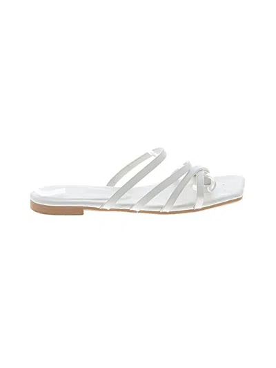 Pre-owned Unbranded Sandals In White