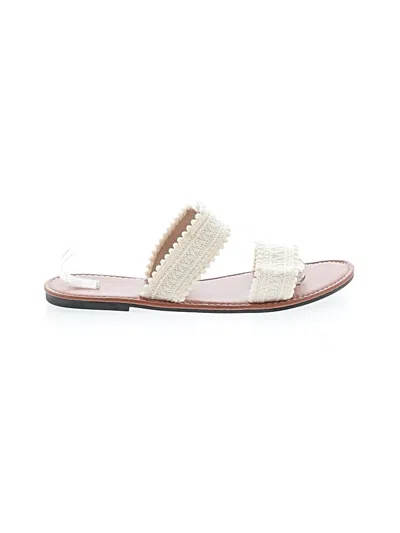 Pre-owned Unbranded Sandals In White