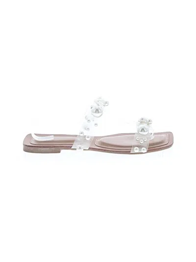 Pre-owned Unbranded Sandals In White
