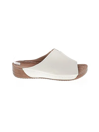 Pre-owned Unbranded Sandals In White