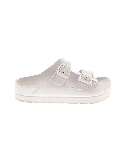 Pre-owned Unbranded Sandals In White