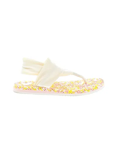 Pre-owned Unbranded Sandals In White