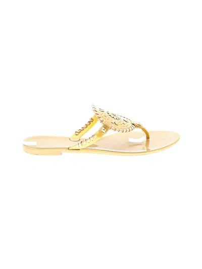 Pre-owned Unbranded Sandals In Yellow