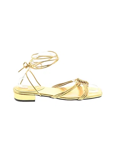 Pre-owned Unbranded Sandals In Yellow