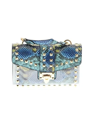 Pre-owned Unbranded Satchel In Blue