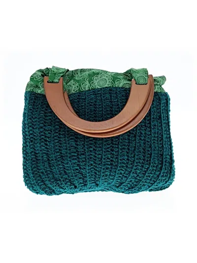 Pre-owned Unbranded Satchel In Blue