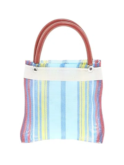 Pre-owned Unbranded Satchel In Blue