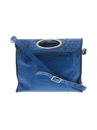 Pre-owned Unbranded Satchel In Blue