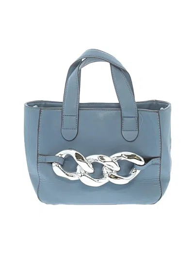 Pre-owned Unbranded Satchel In Blue