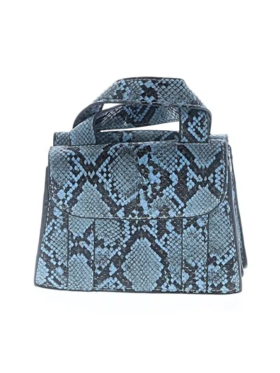 Pre-owned Unbranded Satchel In Blue