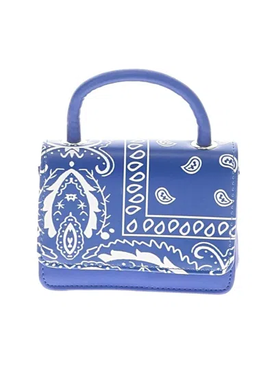 Pre-owned Unbranded Satchel In Blue